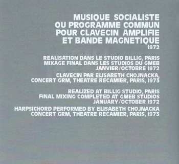 2CD Luc Ferrari: Programme Commun