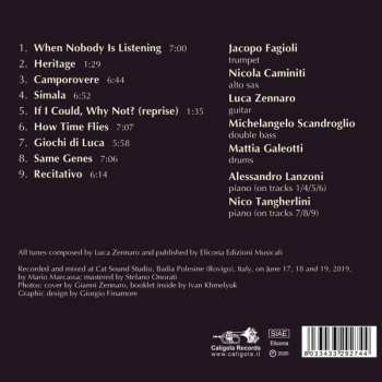 CD Luca Zennaro: When Nobody Is Listening