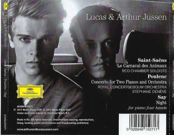 CD Arthur Jussen: Saint-Saëns, Poulenc, Say