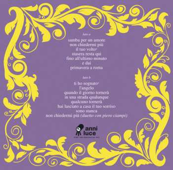 LP Lucia Rango: Lucia Rango Canta Piero Ciampi CLR | LTD