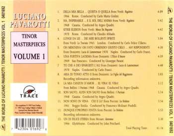 CD Luciano Pavarotti: The World Of Luciano Pavarotti - Tenor Masterpieces Volume 1