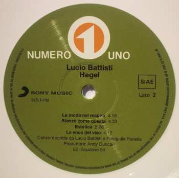 LP Lucio Battisti: Hegel CLR | LTD