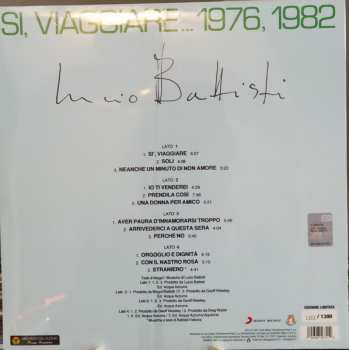 2LP Lucio Battisti: Sì, Viaggiare... 1976, 1982 CLR | LTD | NUM