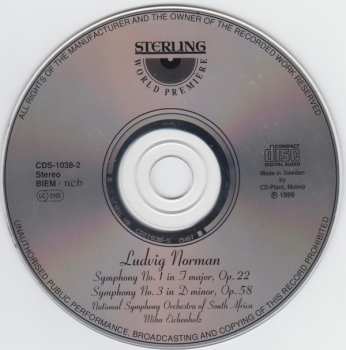 CD Ludvig Norman: Symphony No. 1 In F Major, Op. 22 / Symphony No. 3 In D Minor, Op. 58