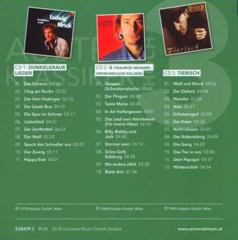 3CD/Box Set Ludwig Hirsch: Austro Klassiker hoch 3