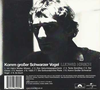CD Ludwig Hirsch: Komm Großer Schwarzer Vogel DIGI