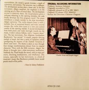 4CD/Box Set Ludwig van Beethoven: The Ten Sonatas For Violin And Piano - Complete