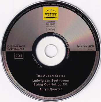 2CD Ludwig van Beethoven: Auryn's Beethoven (String Quartets ∙ Vol. 3 Of 4 Op. 95, 127, 132)