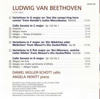 CD Ludwig van Beethoven: Cello Sonatas Op 102 ~ Variations Op 66, WoO45 & 46 (Volume 2)