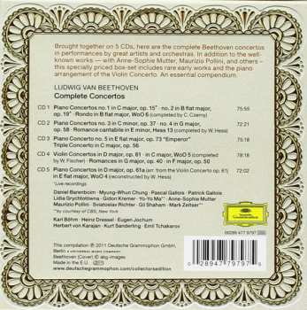5CD/Box Set Ludwig van Beethoven: Complete Concertos