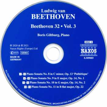 9CD/Box Set Ludwig van Beethoven: Complete Piano Sonatas