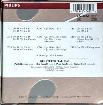 10CD/Box Set Ludwig van Beethoven: Complete String Quartets = Die Streichquartette - Les Quatuors À Cordes