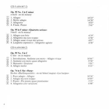 10CD/Box Set Ludwig van Beethoven: Complete String Quartets = Die Streichquartette - Les Quatuors À Cordes