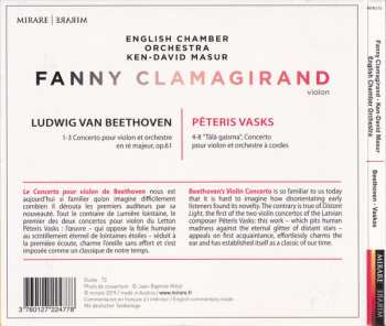 CD Ludwig van Beethoven: Concerto Pour Violon Et Orchestre Op.61 / "Tālā Gaisma", Concerto Pour Violon Et Orchestre À Cordes