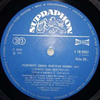 2LP Ludwig van Beethoven: Géniové Světové Hudby IV.