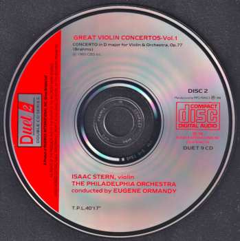 2CD Ludwig van Beethoven: The Great Violin Concertos Vol. 1