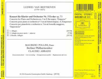 CD Ludwig van Beethoven: Klavierkonzert No. 5 = "Emperor" Concerto