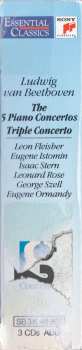 3CD Ludwig van Beethoven: The 5 Piano Concertos / Triple Concerto