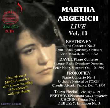 2CD Ludwig van Beethoven: Martha Argerich - Legendary Treasures Vol.10