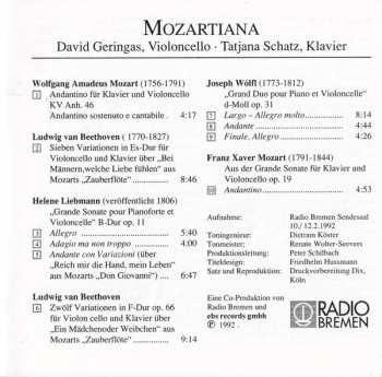 CD Ludwig van Beethoven: Mozartiana - Hommage à Mozart
