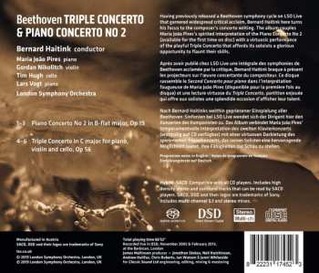 SACD Ludwig van Beethoven: Piano Concerto No. 2 / Triple Concerto