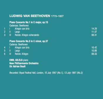 CD Ludwig van Beethoven: Piano Concertos No. 1 & 3
