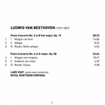CD Ludwig van Beethoven: Piano Concertos Nos. 2 & 4
