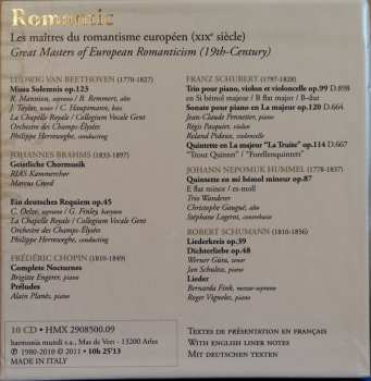 10CD/Box Set Robert Schumann: Romantic: Les Maîtres Du Romantisme Européen (XIXe Siècle)