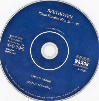 CD Ludwig van Beethoven: Piano Sonatas Nos. 30  – 32