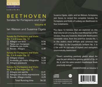 CD Ludwig van Beethoven: Sonatas For Fortepiano And Violin Volume 4