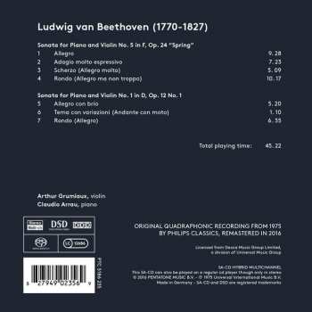 SACD Ludwig van Beethoven: Sonatas for piano and violin