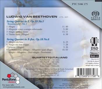 SACD Ludwig van Beethoven: String Quartets Op.59 No.1 "Rasumovsky", Op.18 No.6