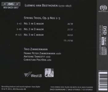 SACD Ludwig van Beethoven: String Trios, Op. 9, Nos. 1-3