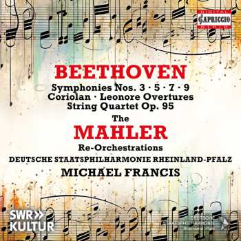 3CD Ludwig van Beethoven: Symphonien Nr.3,5,7,9 (in Orchestrierungen Von Gustav Mahler)