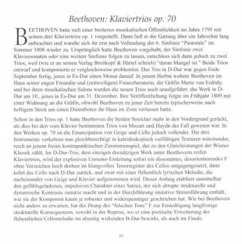 CD Ludwig van Beethoven: The Complete Music For Piano Trio - 1 • Piano Trios Op 70, Allegretto In B Flat (1812)
