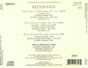CD Ludwig van Beethoven: The Complete Music For Piano Trio, Vol. 3 • Piano Trio In E Flat, Op 1 No 1; Piano Trio In G, Op 1 No 2; Piano Trio In E Flat, Woo 38