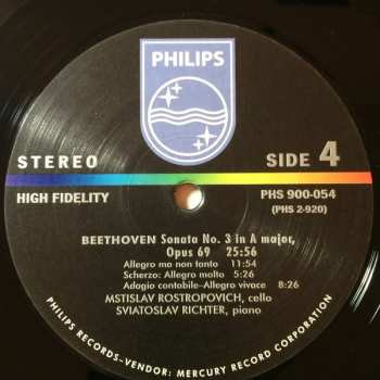 2LP Ludwig van Beethoven: Sonatas For Piano & Cello
