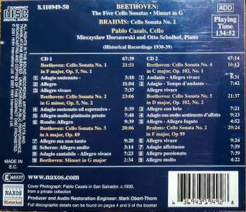 2CD Ludwig van Beethoven: The Five Cello Sonatas, Minuet In G / Cello Sonata No.2