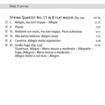 3CD Ludwig van Beethoven: The Late Quartets (Arranged For String Orchestra)