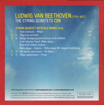 8CD/Box Set Ludwig van Beethoven: The String Quartets (Live From Suntory Hall, Tokyo)