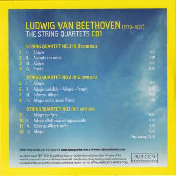 8CD/Box Set Ludwig van Beethoven: The String Quartets (Live From Suntory Hall, Tokyo)