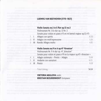 CD Ludwig van Beethoven: Violin Sonatas 3 & 4 = Violinsonaten Nr. 3 & 4
