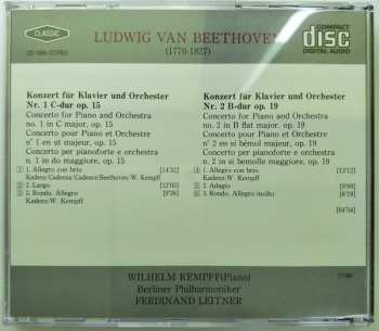 CD Ludwig van Beethoven: Klavierkonzerte Nr. 1 & 2