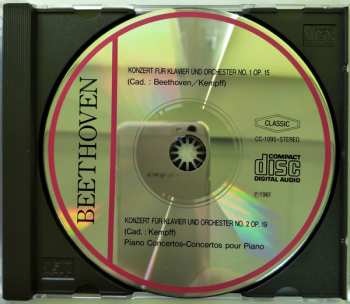 CD Ludwig van Beethoven: Klavierkonzerte Nr. 1 & 2