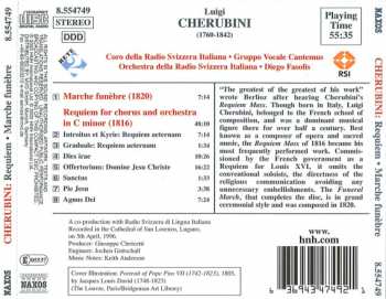 CD Diego Fasolis: Requiem / Marche Funèbre