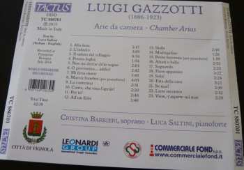 CD Luigi Gazzotti: Arie Da Camera