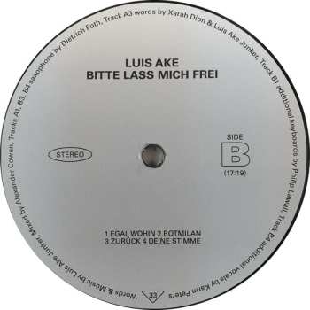 LP Luis Ake: Bitte Lass Mich Frei