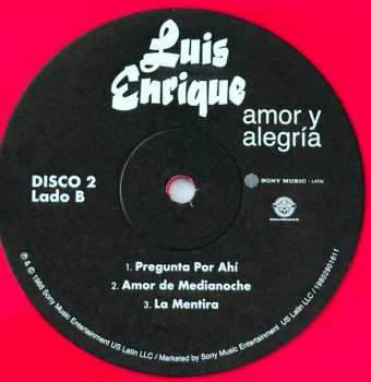 LP Luis Enrique: Amor Y Alegria