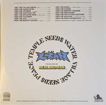 2LP Real Bad Man: Temple Needs Water. Village Needs Peace LTD
