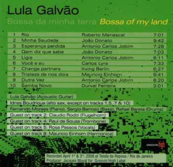 CD Lula Galvao: Bossa Da Minha Terra